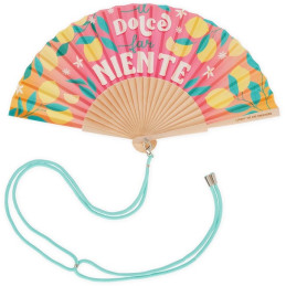 Ventaglio Folding Paper Fan Che Calor - Dolce far Niente - Legami
