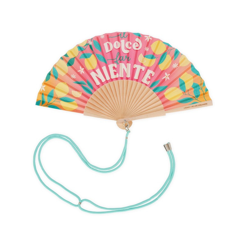 Ventaglio Folding Paper Fan Che Calor - Dolce far Niente - Legami