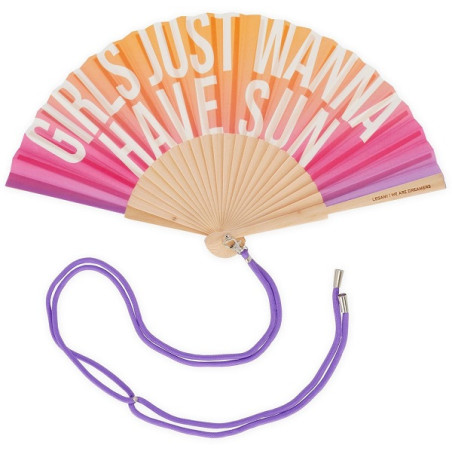 Ventaglio Folding Paper Fan Che Calor - Sunset - Legami