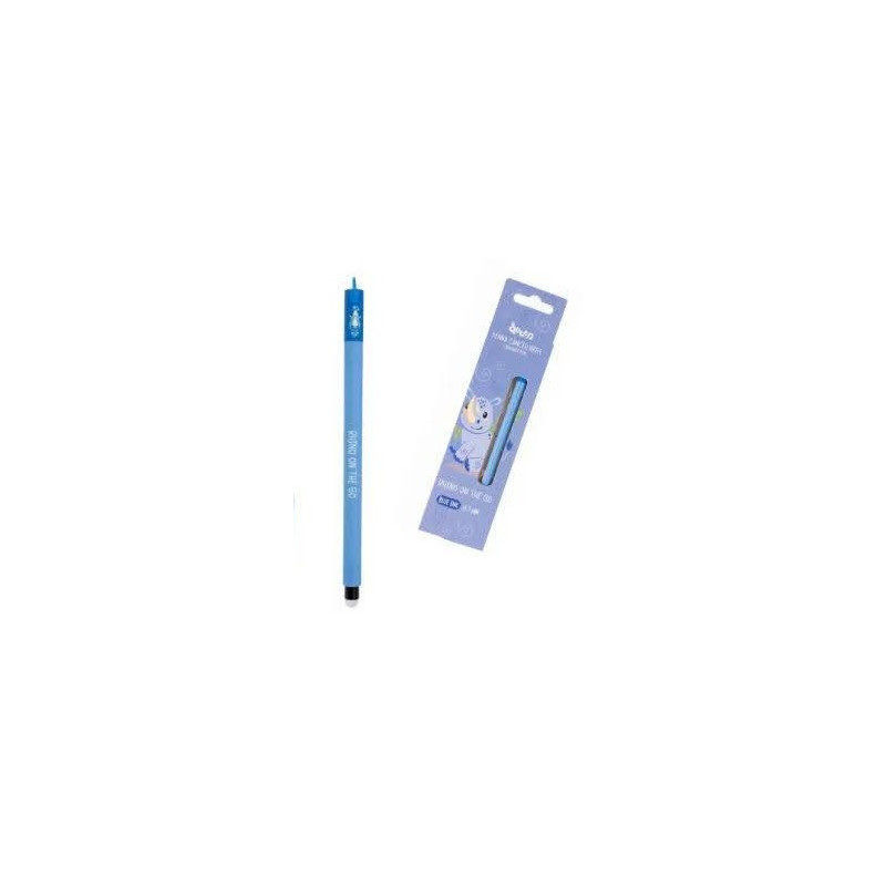 Penna Eraser Queen rhino ink blu