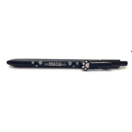 PENNA A SFERA - MEOW - BLACK LEGAMI