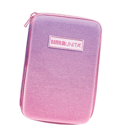 Astuccio completo 1 zip rigido ONE TIME TINTAUNITA glomour rosa/viola