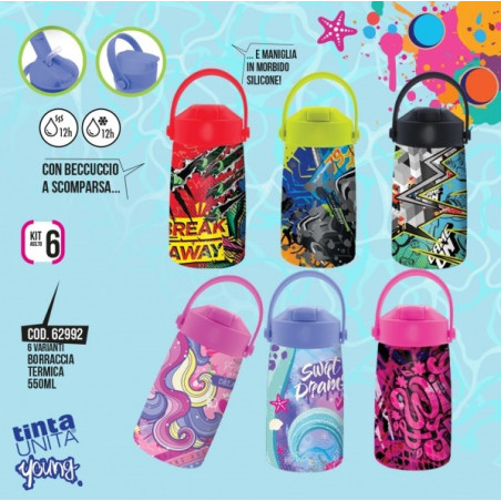 Borraccia termica Young Tintaunita 550ml