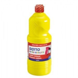 Colori a tempera pronta Giotto giallo primario da 1000ml