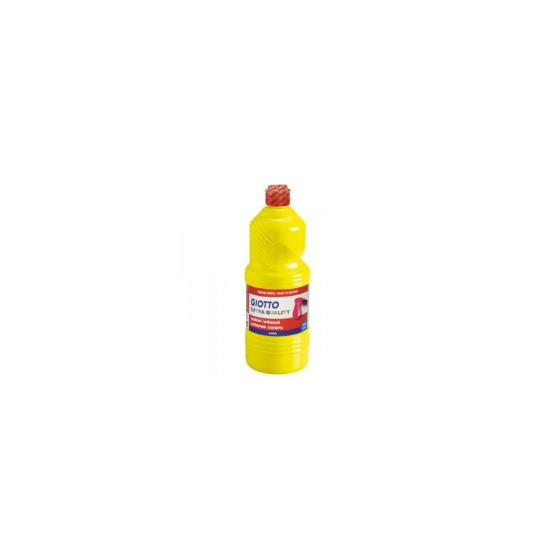 Colori a tempera pronta Giotto giallo primario da 1000ml