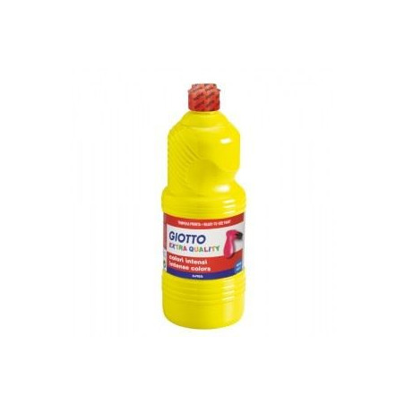 Colori a tempera pronta Giotto giallo primario da 1000ml