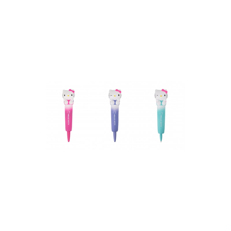 Penna SQUISHY a scatto Hello Kitty ink blu