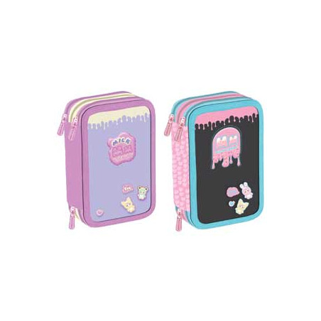 Astuccio 3 zip Milk Candy