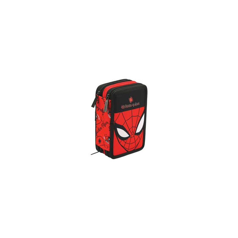 Astuccio 3 zip Spiderman