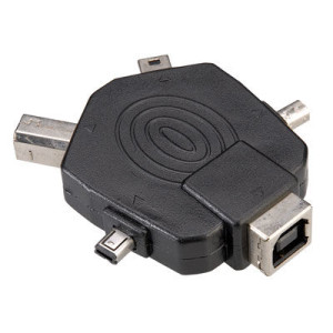 Adattatore multiplo usb+connet.