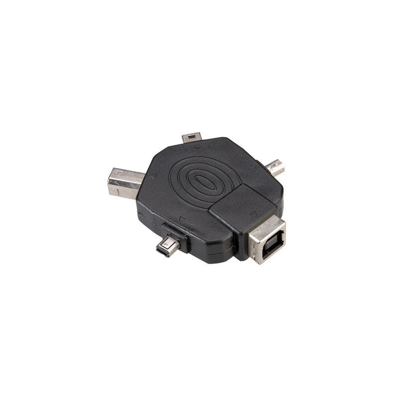 Adattatore multiplo usb+connet.