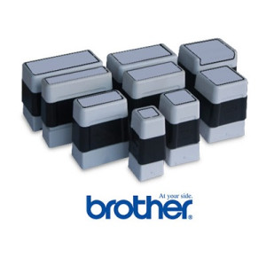 Timbro brother autoinchiostrante digitale completo 18mmx50mm BLU