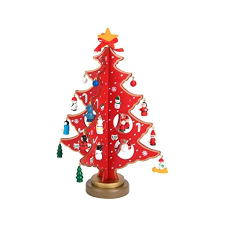 Albero di Natale in cartone da decorare