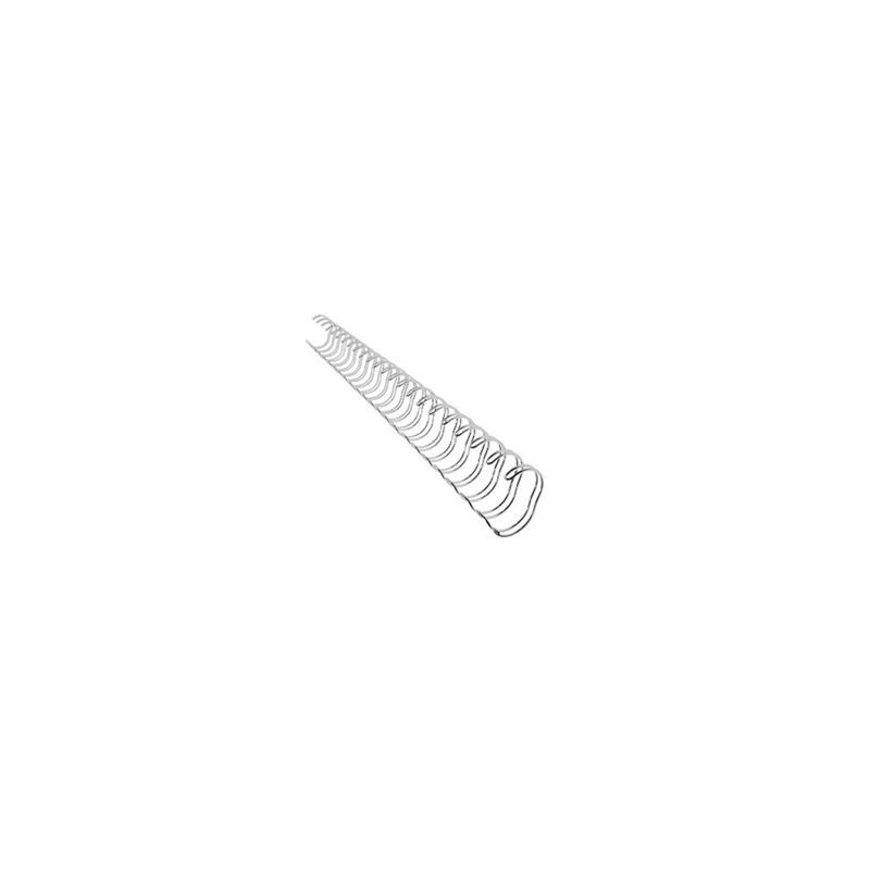 Anelli in metallo passo 6/21 nero 100pz gb