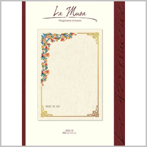 Diplomi in Pergamena A3 La Musa 160gr.12fg