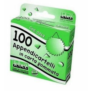 Appendicartellino in carta gommata 100PZ d.35mm