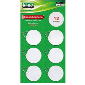 Appendicartello adesivo 12pz