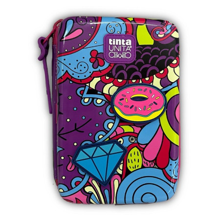 Astuccio completo 1 zip rigido ONE TIME TINTAUNITA girl power