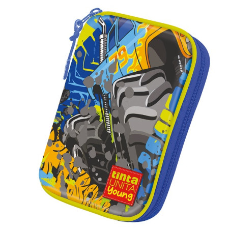 Astuccio completo 1 zip rigido ONE TIME TINTAUNITA Monster Truck