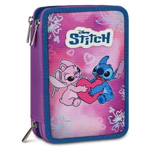 Astuccio completo 3 zip con corredo - Stitch