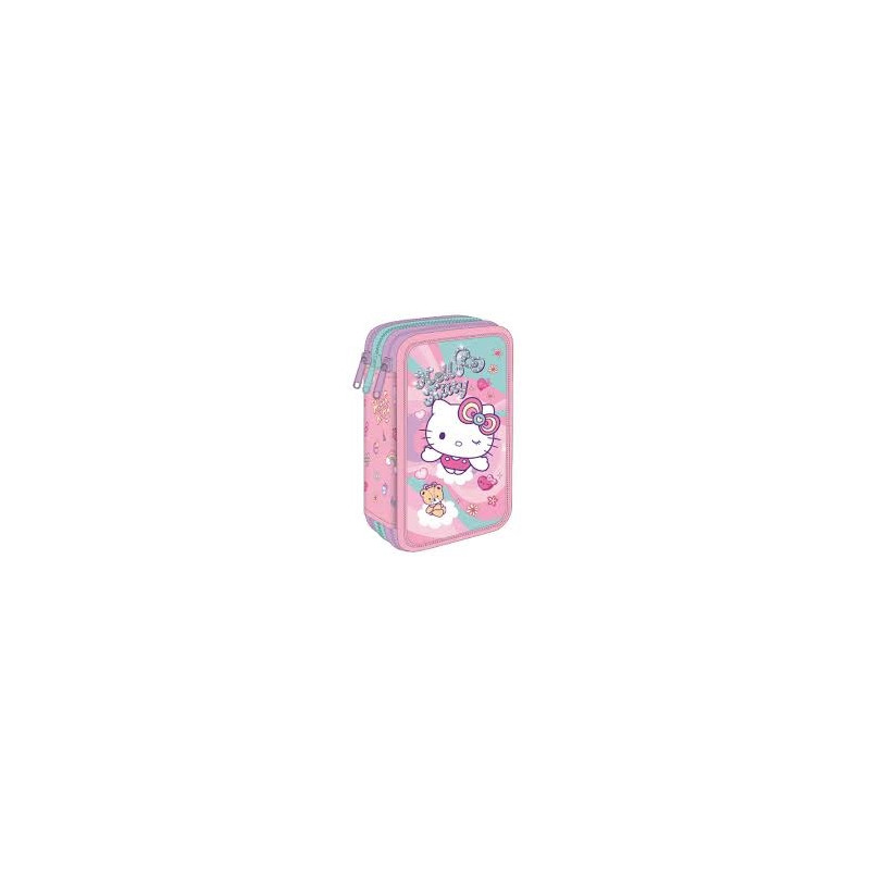 Astuccio completo 3 zip Hello Kitty