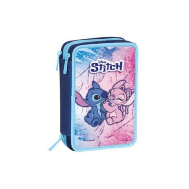 ASTUCCIO completo 3 ZIP LILO & STITCH CUTE AND FLUFFY Seven
