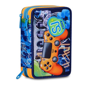 Astuccio completo 3 zip Seven sj gang joyful pins boy
