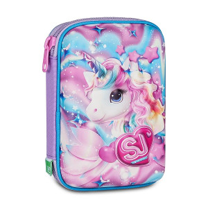 Astuccio completo 3 zip Seven sj gang Speed Pad+3D Glow Led Unicorn Girl 45 Pezzi