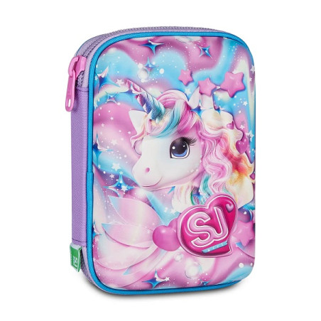Astuccio completo 3 zip Seven sj gang Speed Pad+3D Glow Led Unicorn Girl 45 Pezzi