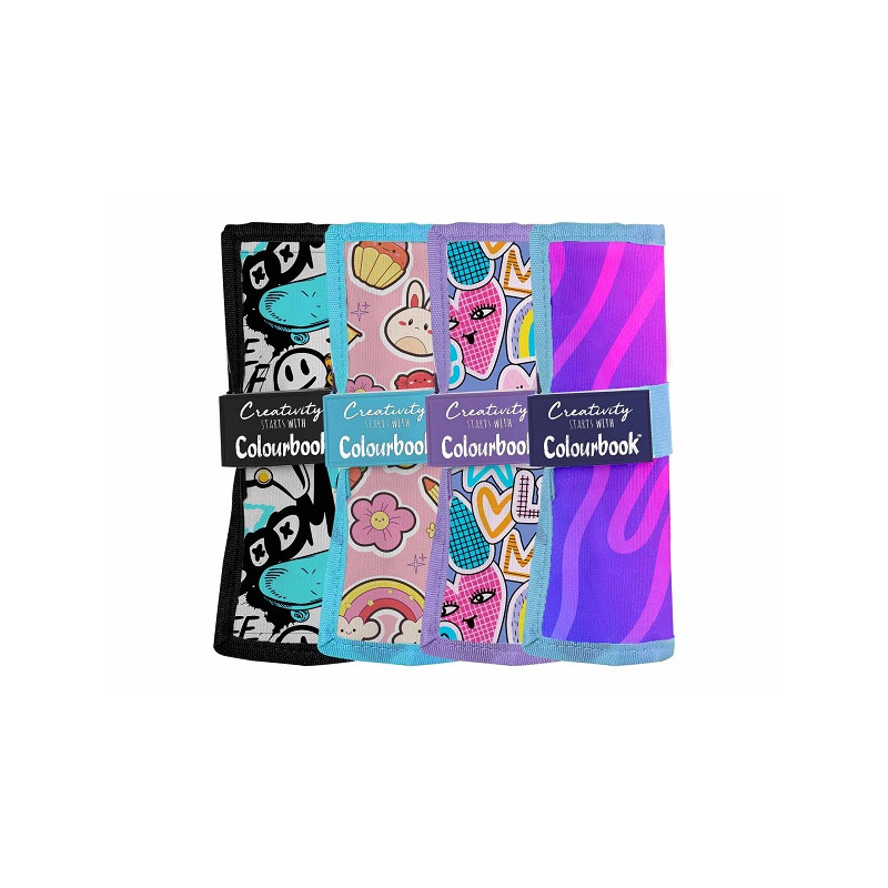 Astuccio Pastelli Colourbook rotolo creativity 24pz