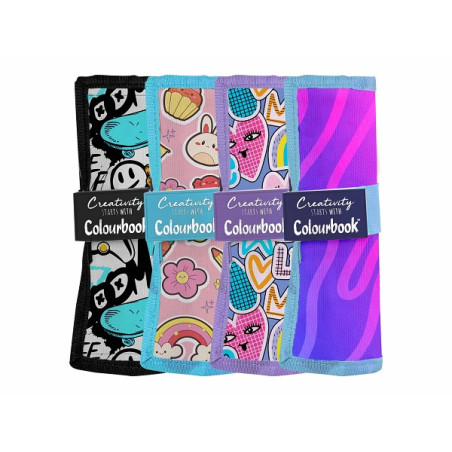Astuccio Pastelli Colourbook rotolo creativity 24pz