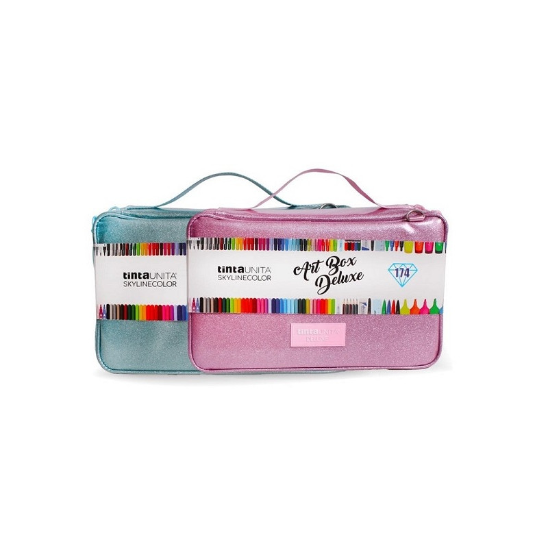 Astuccio Tinta Unita Art Box Premium Luxury 72 pastelli+24 acquerellabili+24 brush+36 pennarelli+ 5 evidenziatori+ 4 penne