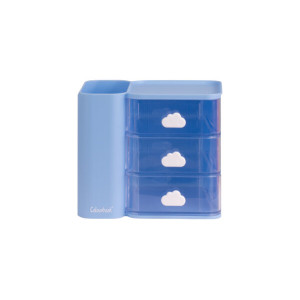 Desk organizer da scrivania cubby celeste OFFERTA