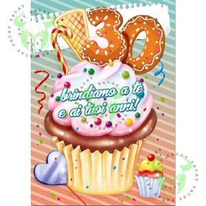 Biglietti auguri 30 anni