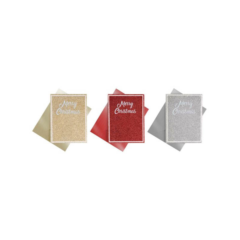 Biglietti di Natale Glitter Colourbook