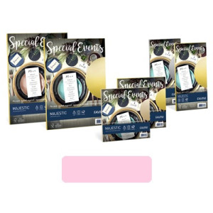 Biglietti e buste 17x17 special events rosa 5+5pz