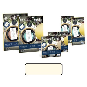 Biglietti e buste 9x14 special events crema 5+5pz