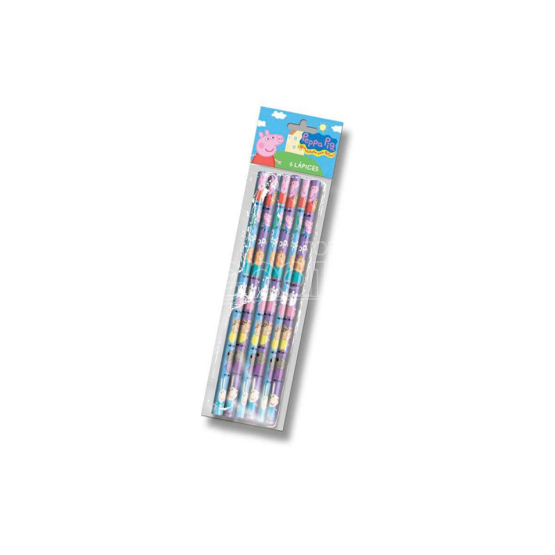 Blister 6 matite Peppa Pig