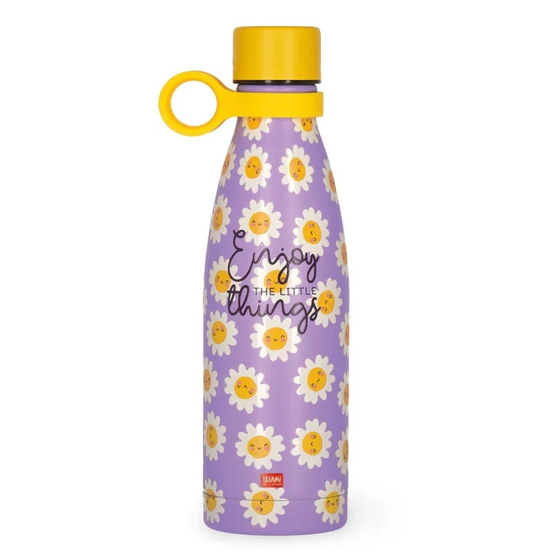 Borraccia termica Legami-sottovuoto Hot&Cold - Vacuum Bottle - Margherite - 500 Ml