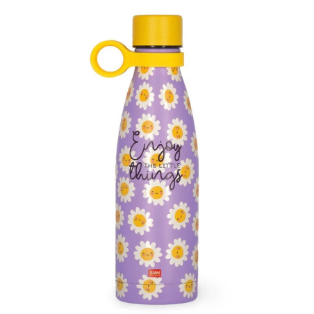 Borraccia termica Legami-sottovuoto Hot&Cold - Vacuum Bottle - Margherite - 500 Ml