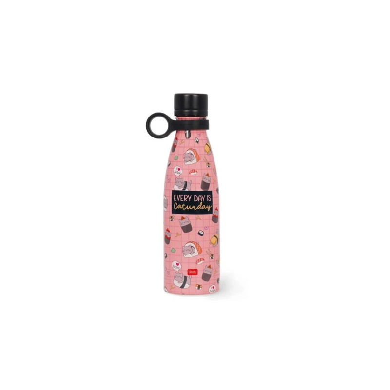 Borraccia termica Legami-sottovuoto Hot&Cold - Vacuum Bottle - Sushi Cat - 500 Ml