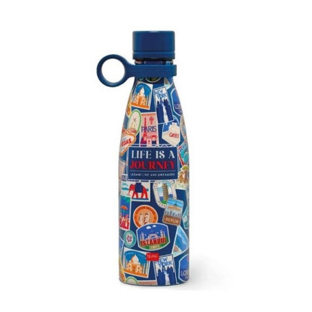 Borraccia termica Legami-sottovuoto Hot&Cold - Vacuum Bottle - Travel Stickers - 500 Ml