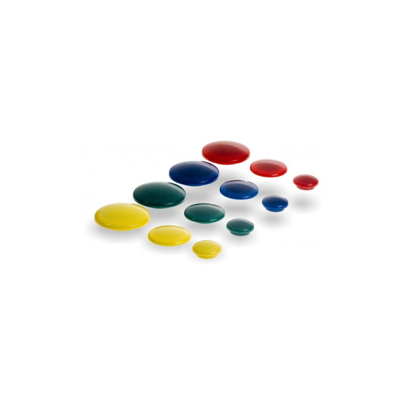 Bottoni magnetici d.20 blu 12pz