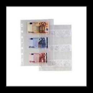 Buste 4 fori porta banconote 18,5x24cm 25pz