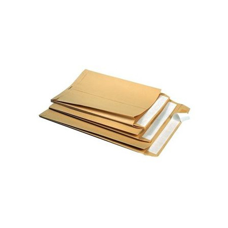 Buste a sacco avana 25x35 c/soffietto 10pz
