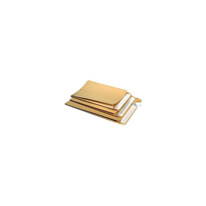 Buste a sacco avana 25x35 c/soffietto in cf da 250pz
