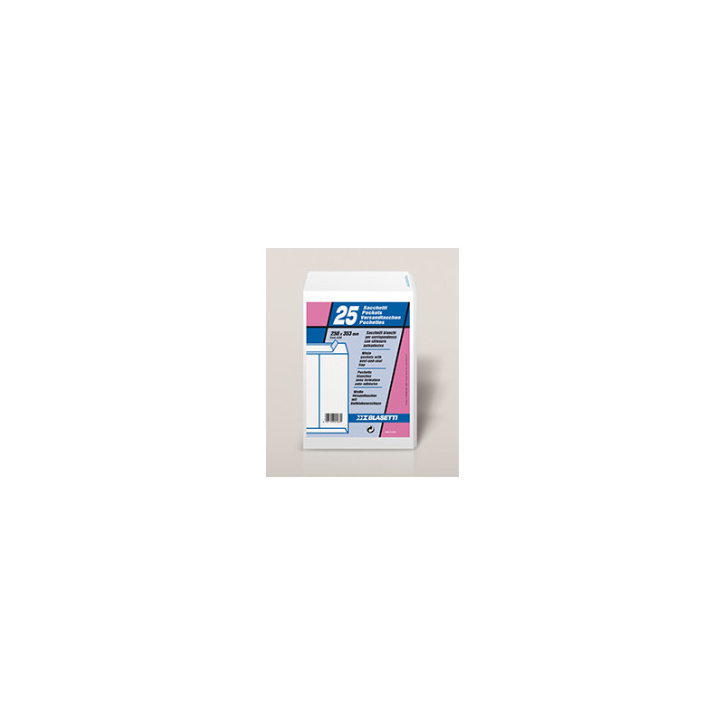 Buste a sacco bianche 25x35 in cf da 25pz