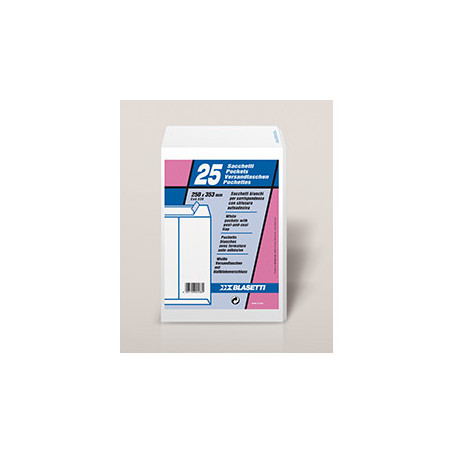Buste a sacco bianche 25x35 in cf da 25pz