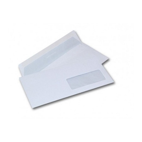 Buste bianche 11x23 c/finestra stampabili laser 90gr. 500pz