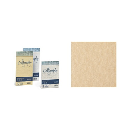 Buste Calligraphy Pergamena 11x23 90gr. nocciola 25pz